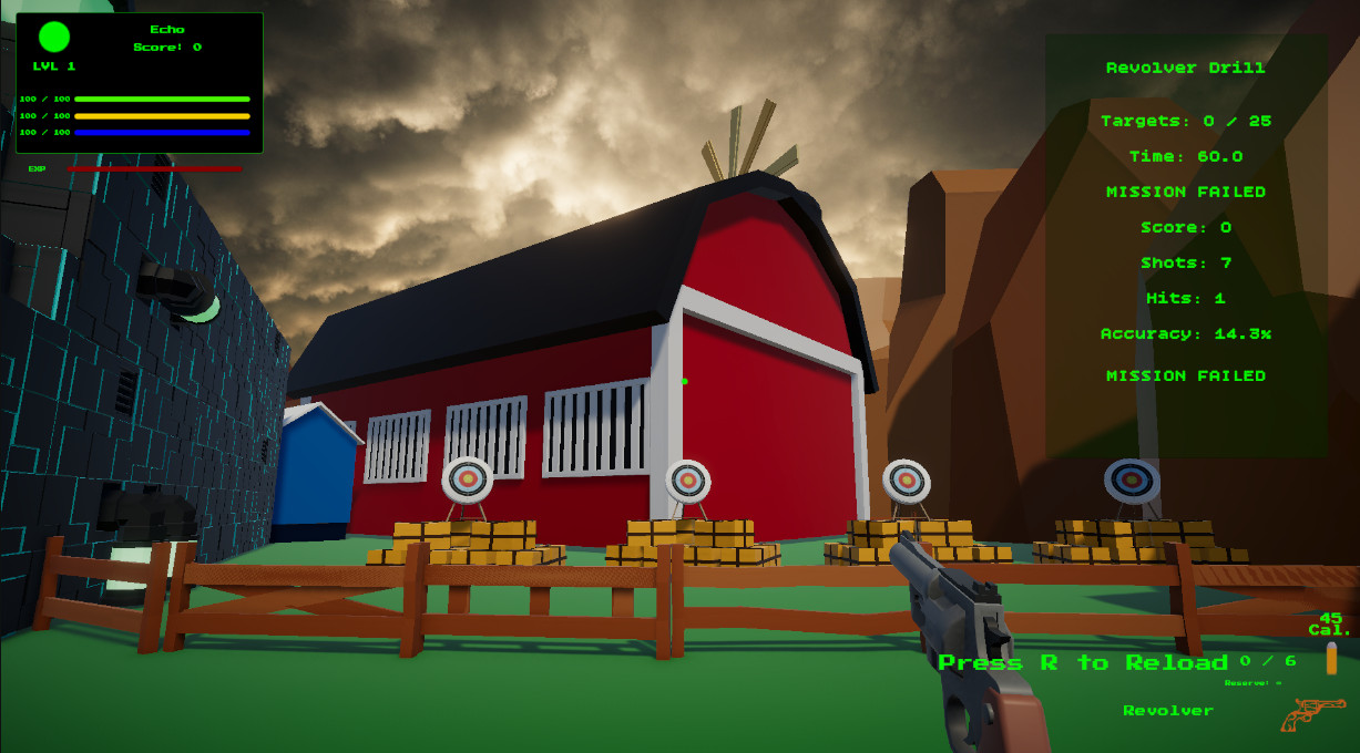 Gameplay screenshot showing reload feedback with ammo HUD, weapon model, or reload prompt visible