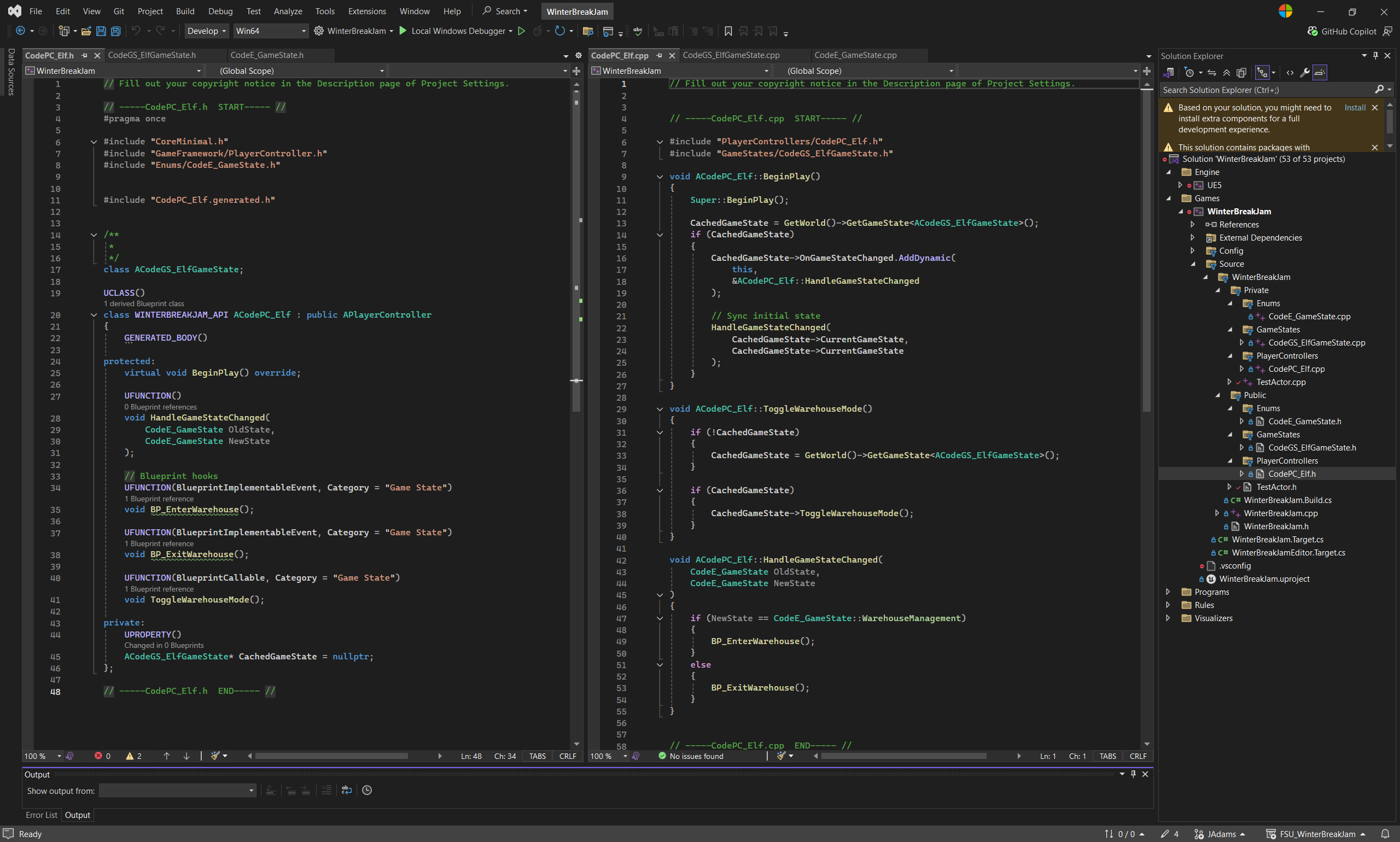 PlayerController Code