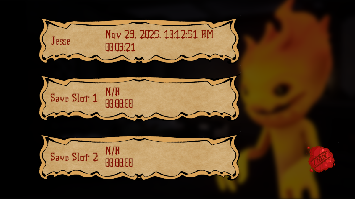 Save slots showing timestamp and progress summary
